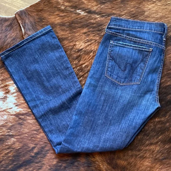 Citizen of Humanity boot cut Kelley # 001 low waist jeans size 30 - Picture 2 of 6